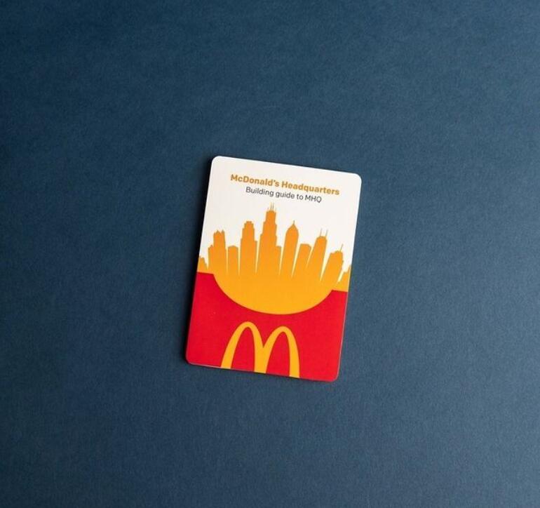 Mc Donalds Headquarters MHQ campus pocket map